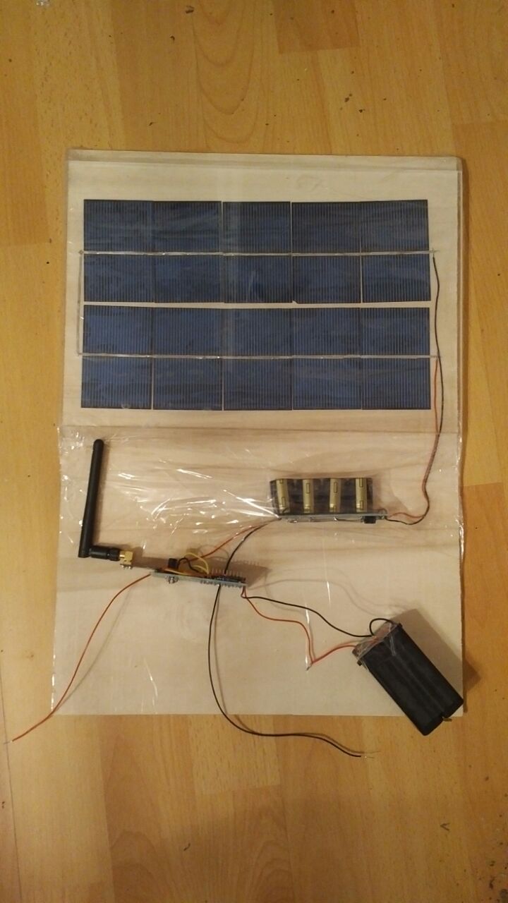 GEO-1 testing indoors with battery