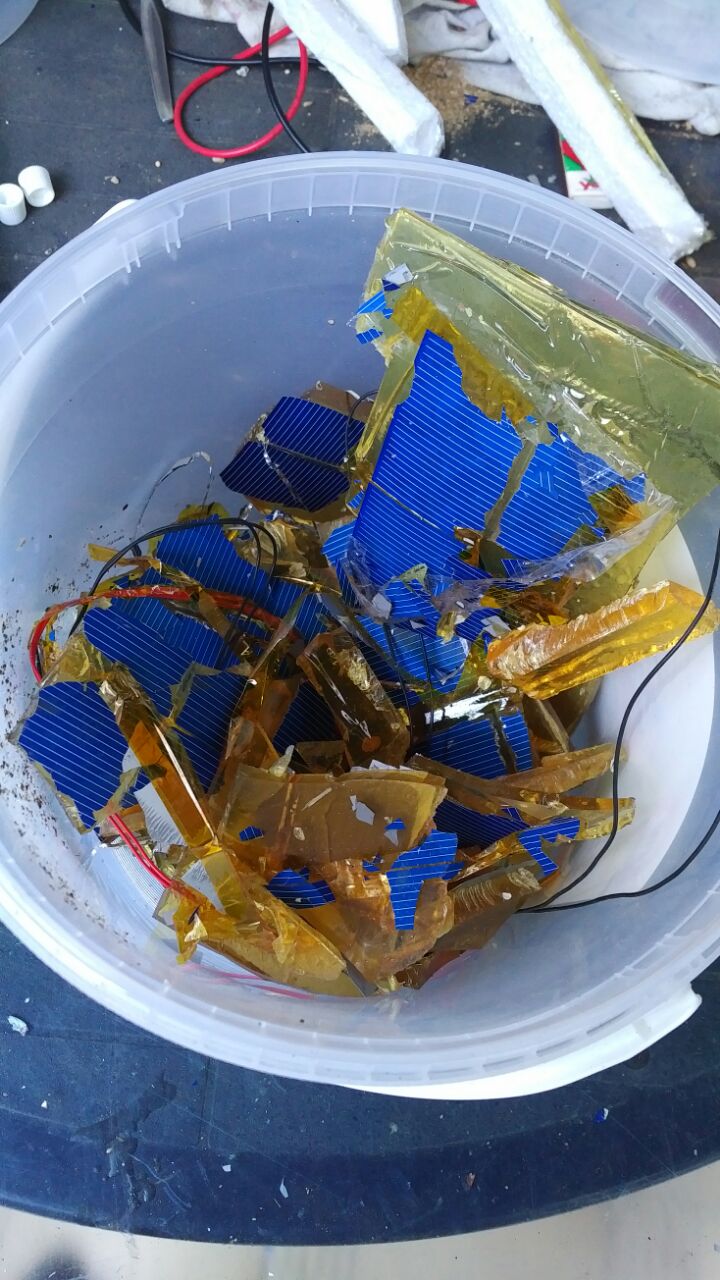 GEO-2 solar panel incident