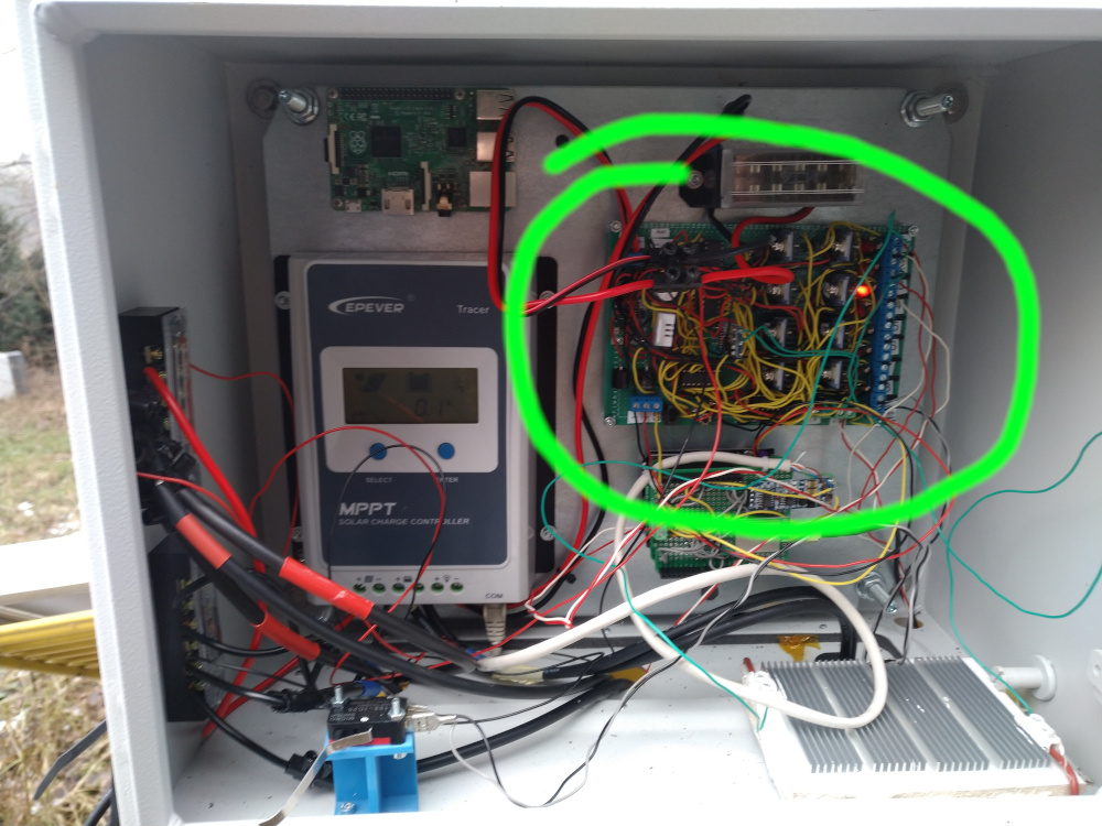 Radioduino Power switch early prototype