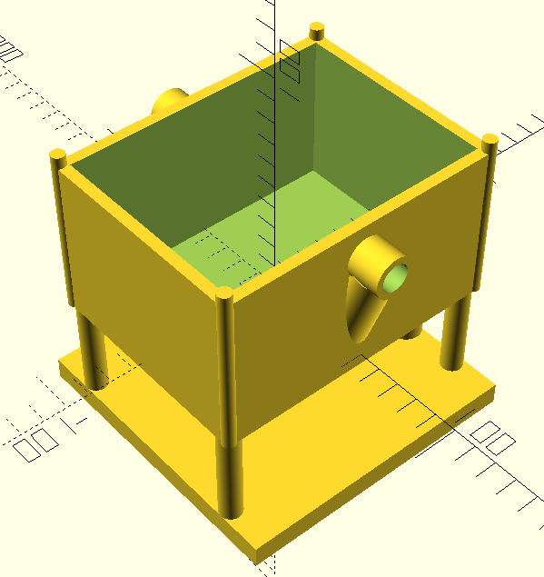 Snowflake housing OpenSCAD