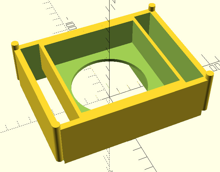 Snowflake housing OpenSCAD