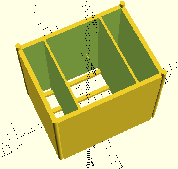 Snowflake housing OpenSCAD